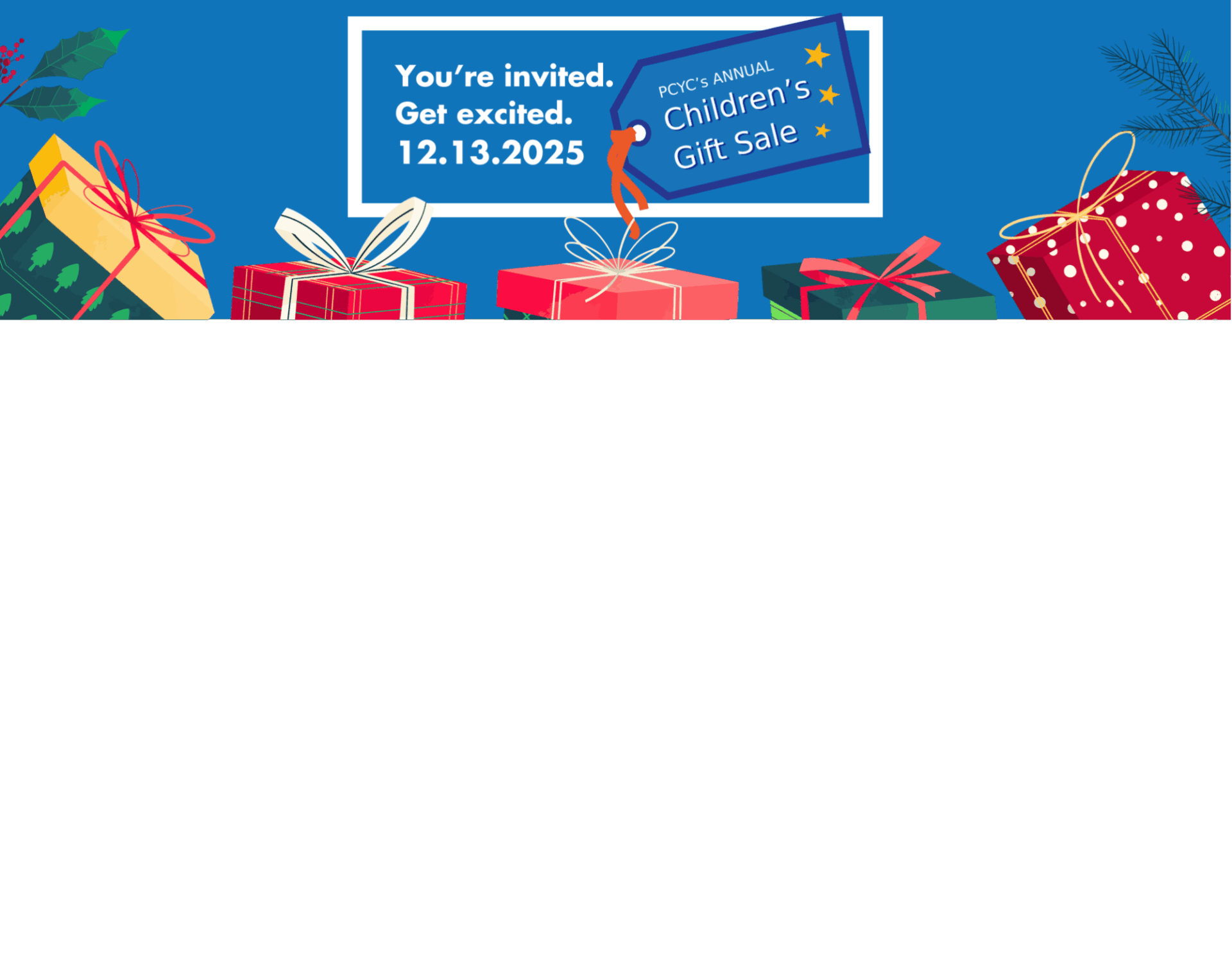 Gift Sale Save the Date